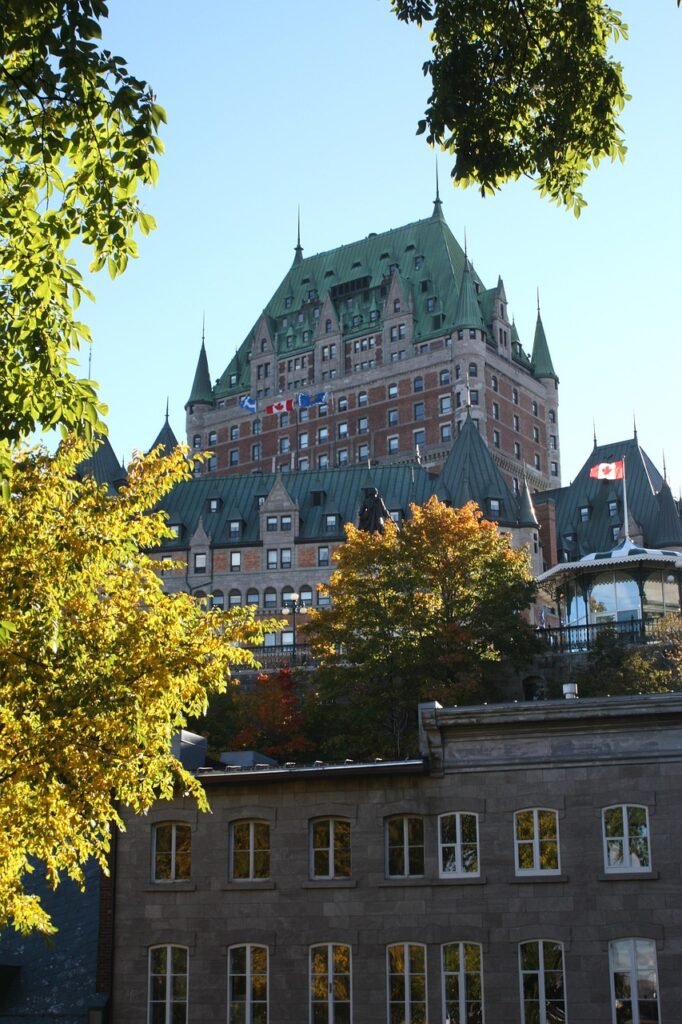 quebec, city, canada, castle